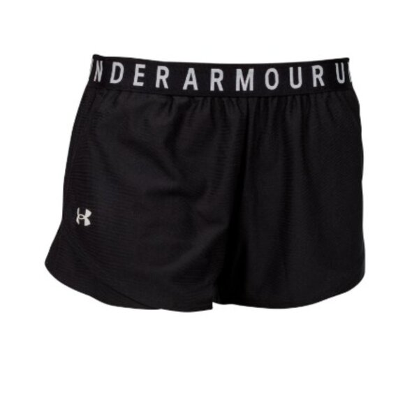 Brand New Ladies Under Armour Black Play-Up 3.0 Athletic Shorts. - Picture 1 of 3